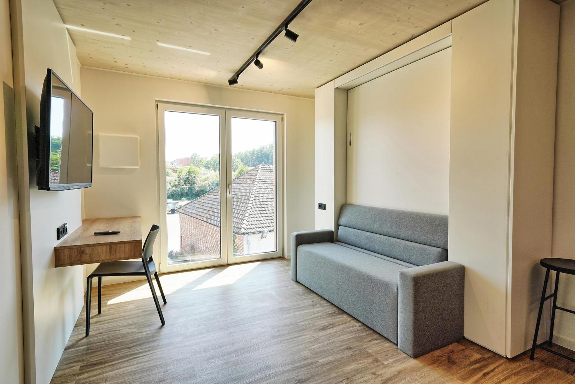 Aparthotel Timber One Boardinghouse Dorfen Exterior foto