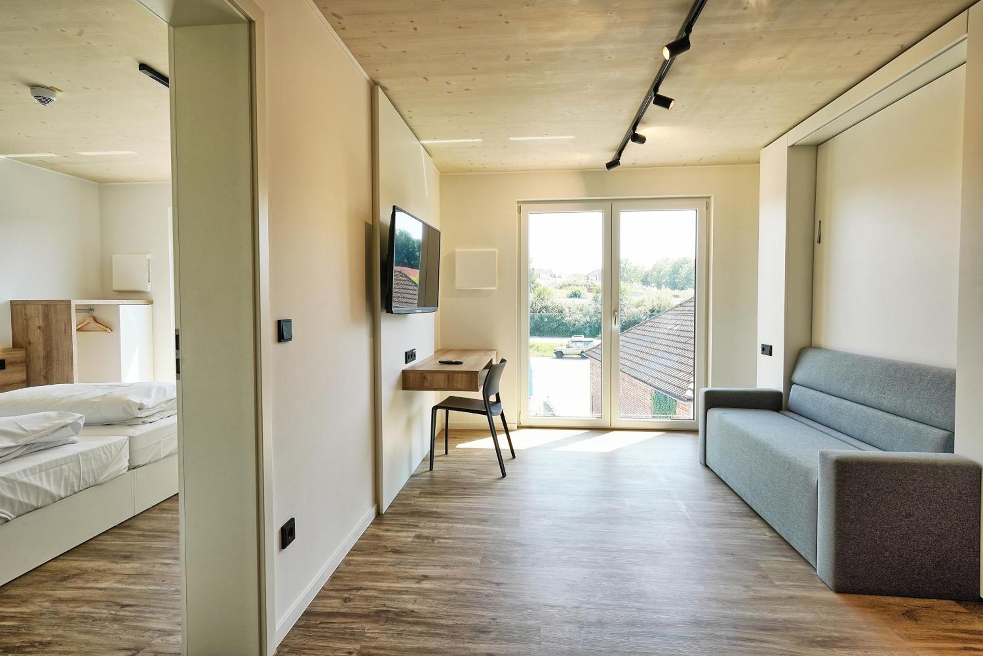 Aparthotel Timber One Boardinghouse Dorfen Exterior foto