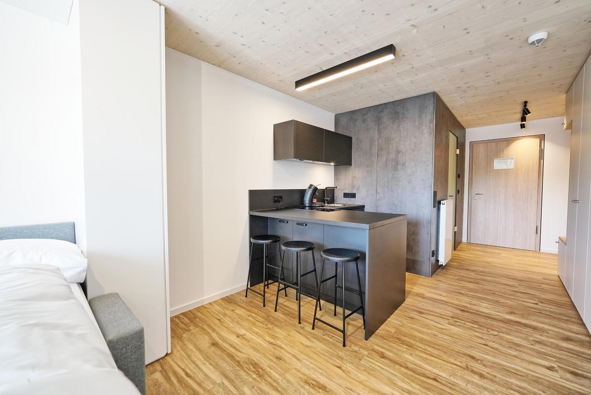 Aparthotel Timber One Boardinghouse Dorfen Exterior foto