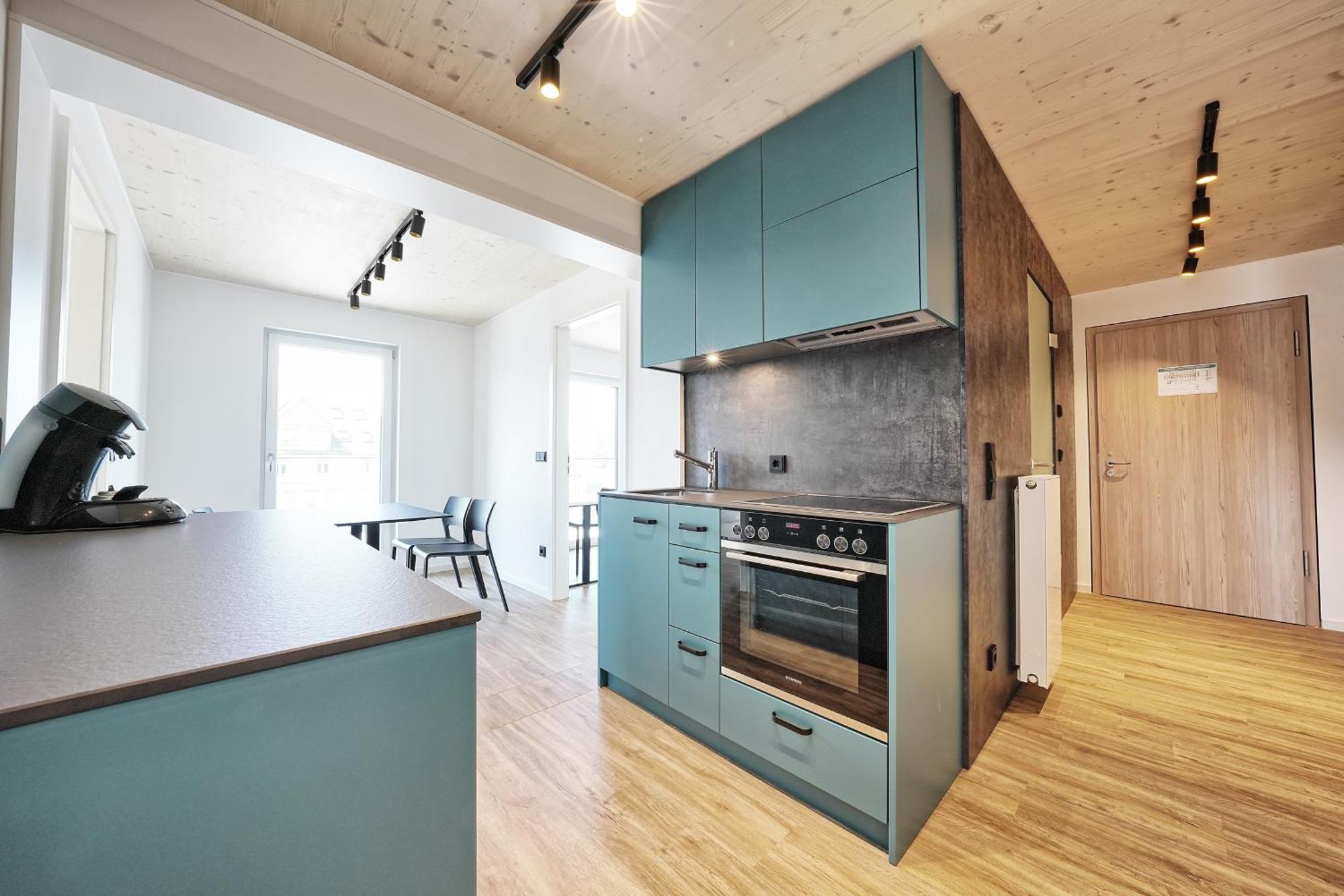 Aparthotel Timber One Boardinghouse Dorfen Exterior foto